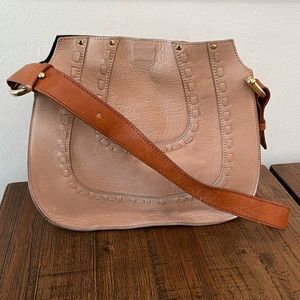 Margot Tan Leather purse/ bag pre-owned